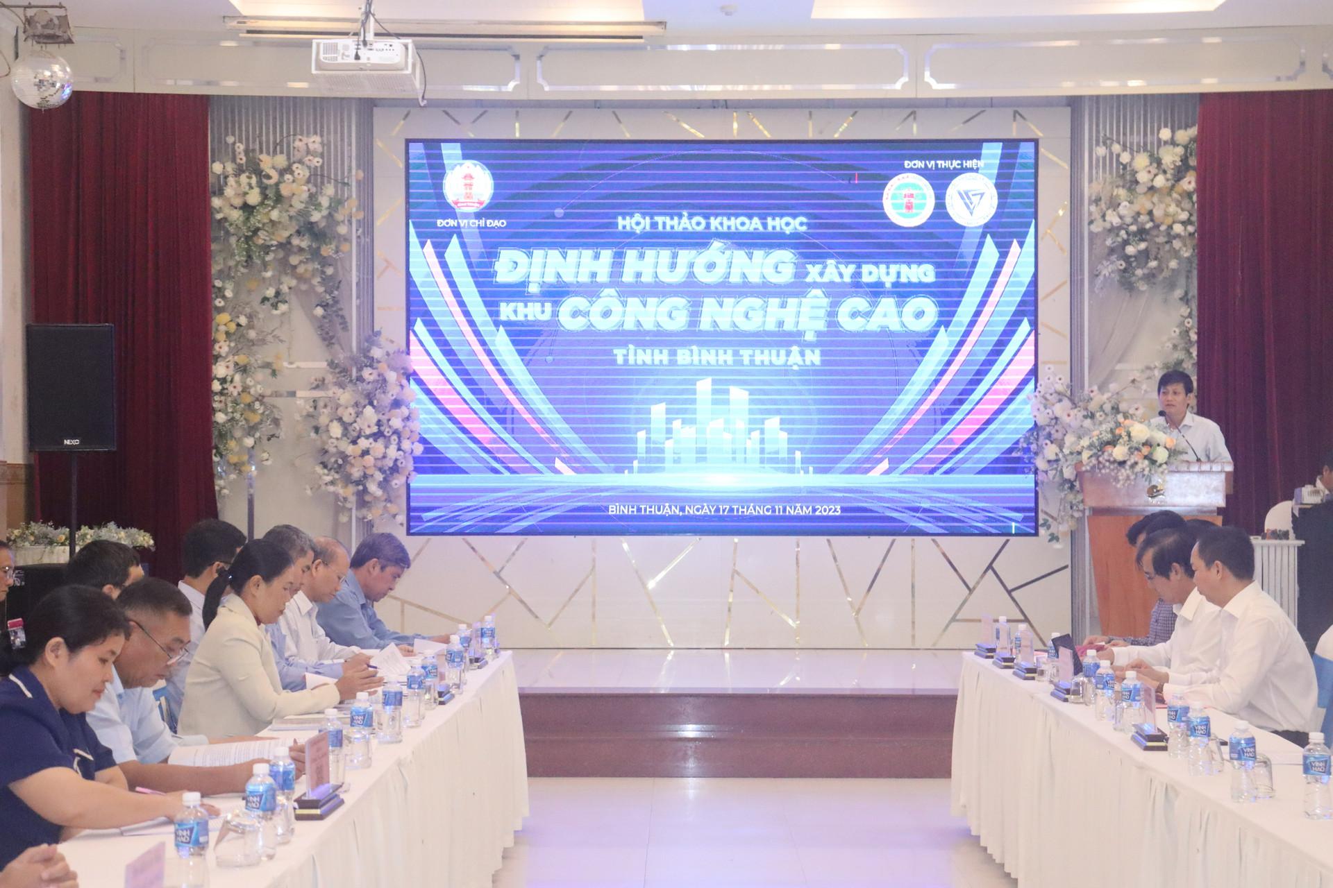 Thành lập khu công nghệ cao tại Bình Thuận: Khát vọng và thách thức