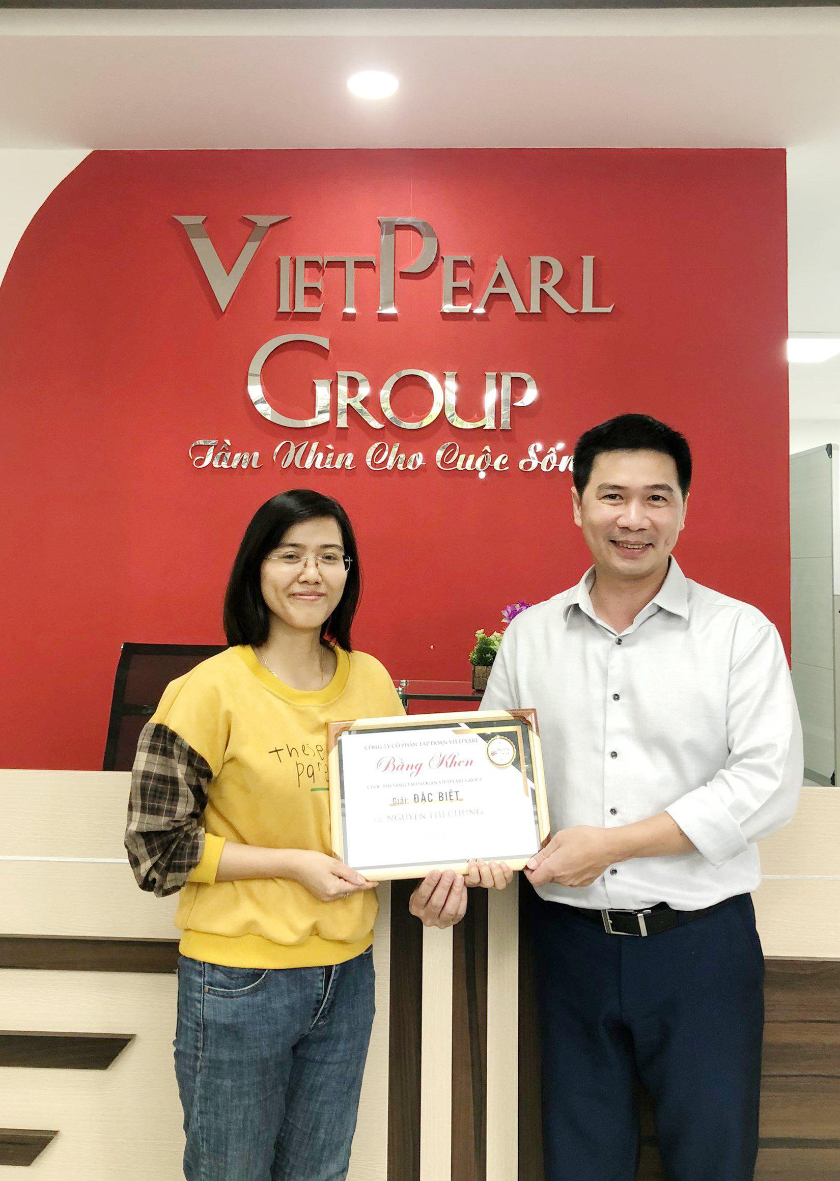 Vietpearl Group trao giải cuộc thi sáng tạo Slogan